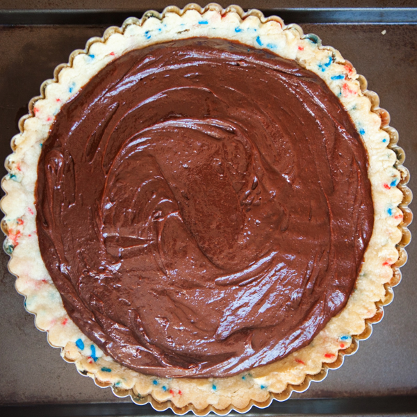 Blueberry-Cherry Brownie Fireworks Tart-10