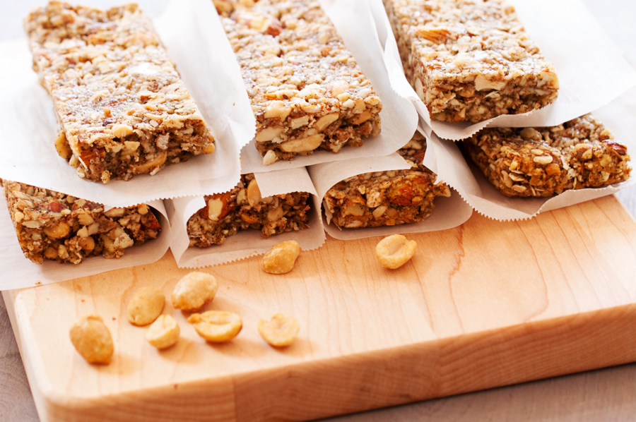 Crunchy Peanuts, Almonds, and Oats Bars-13