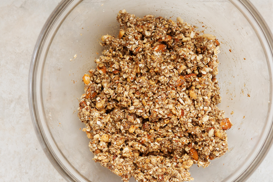 Crunchy Peanuts, Almonds, and Oats Bars-4