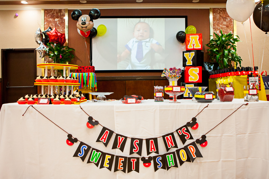 God Son's Mickey-fied 1st Birthday-13