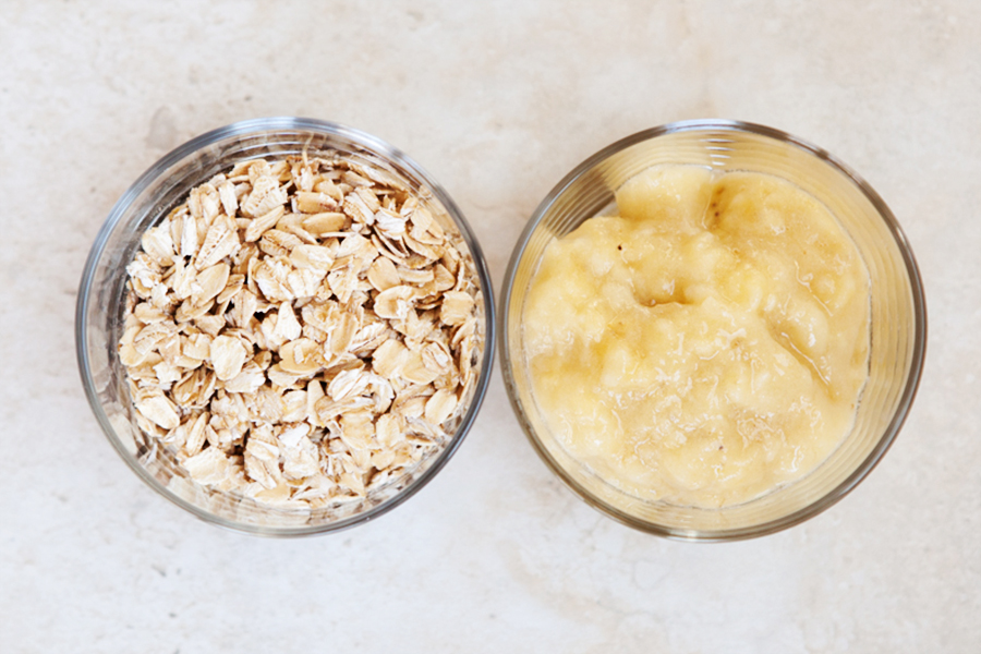 Banana, oats