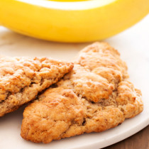 Banana, oats, scones, breakfast, cinnamon