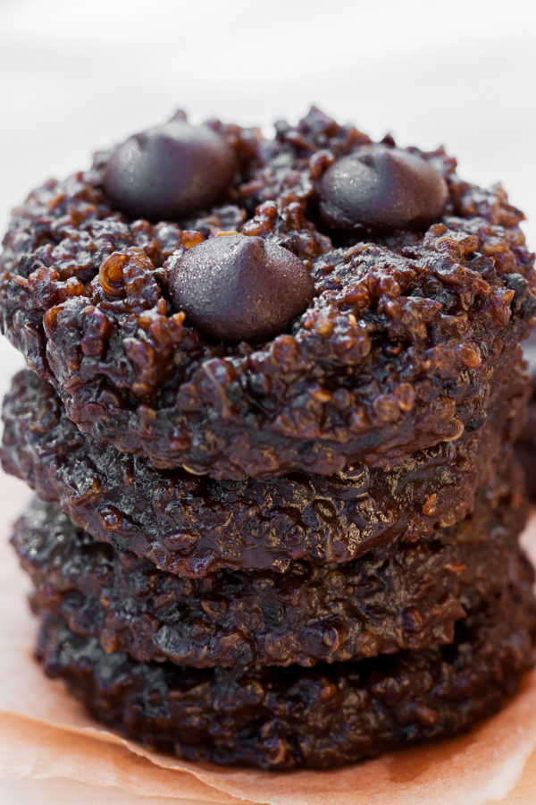 cookie, chocolate, gluten-free, egg-free, quinoa