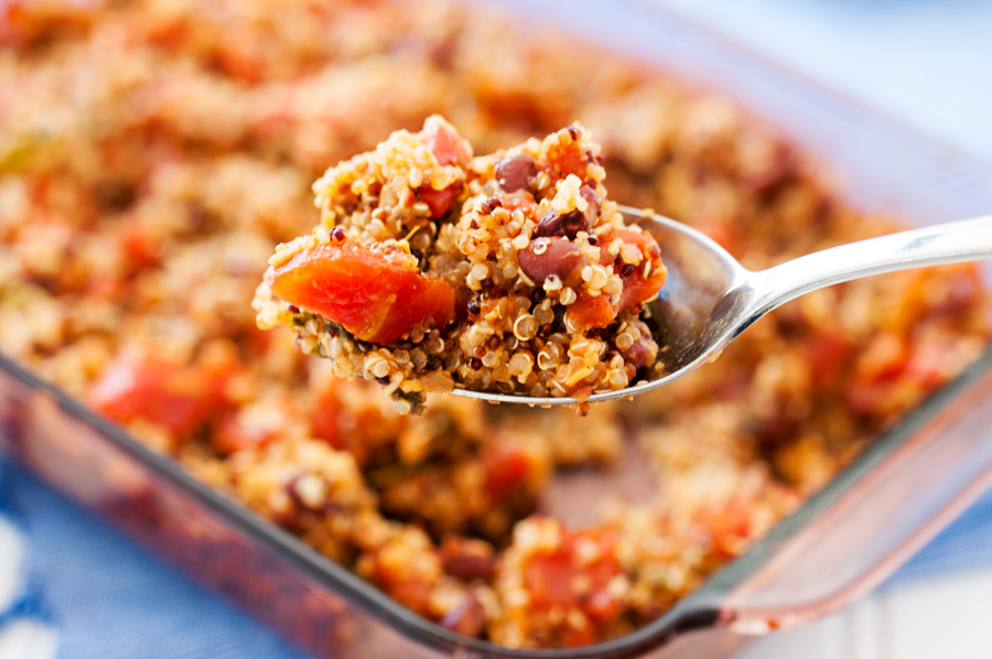 Taco, quinoa, Mexican, tomatoes, vegetarian