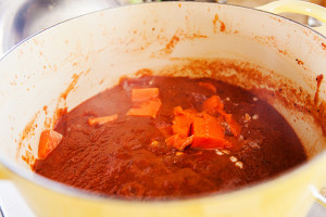 tikka masala, salmon, zucchini, tomatoes, chinese five spice, garam masala