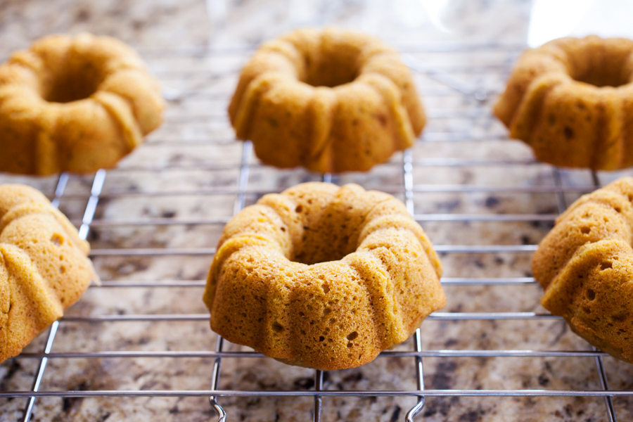 Brown butter baked pumpkin donut crullers. Who says you need a donut pan to bake donuts?