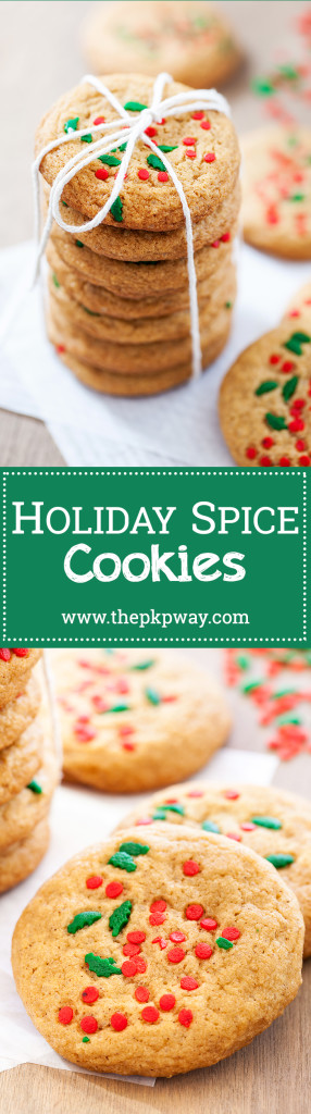 Holiday Spice Cookies - The PKP Way