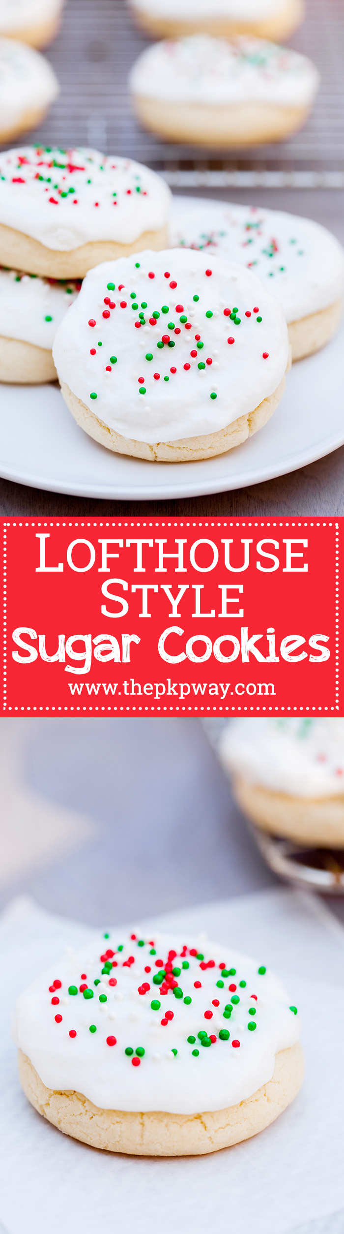 Homemade lofthouse style sugar cookies - simple and nostalgic