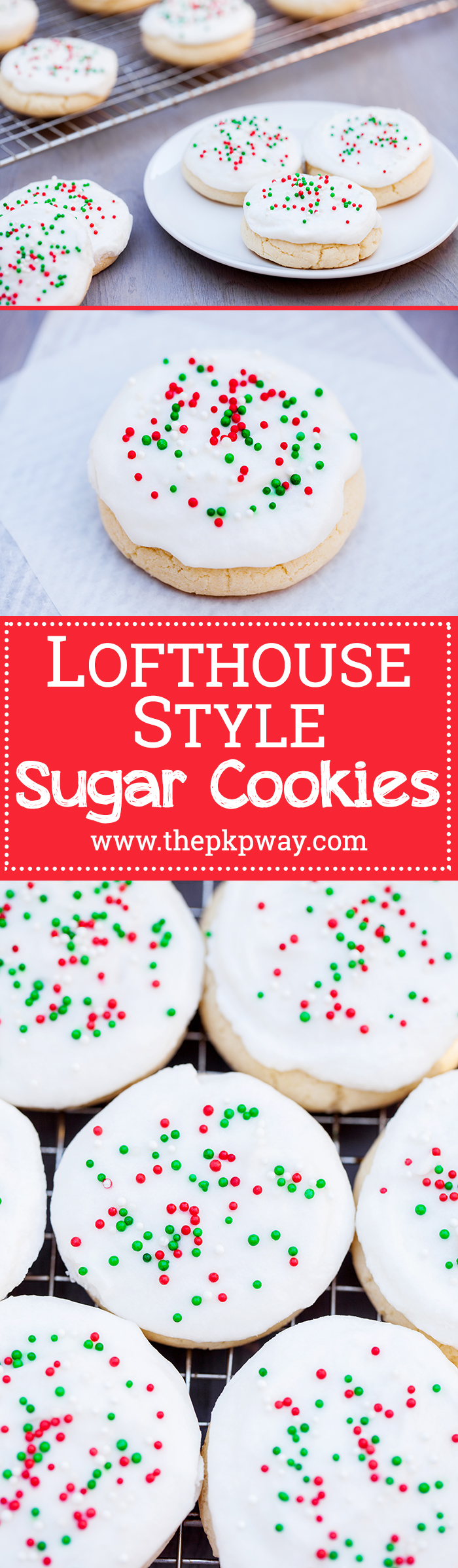 Homemade lofthouse style sugar cookies - simple and nostalgic