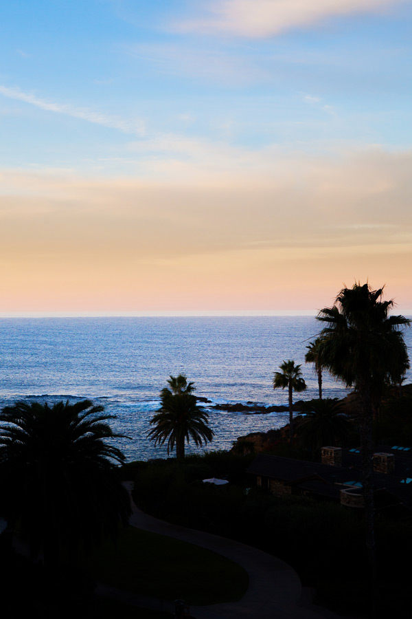 A Walk at Sunset at Laguna Beach 