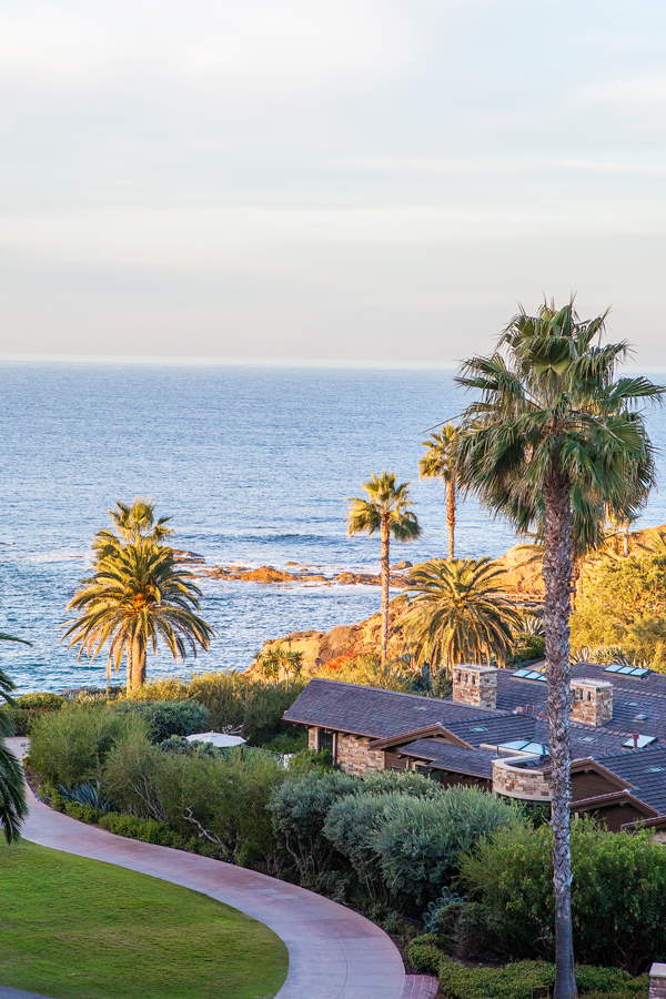 A Walk at Sunset at Laguna Beach 