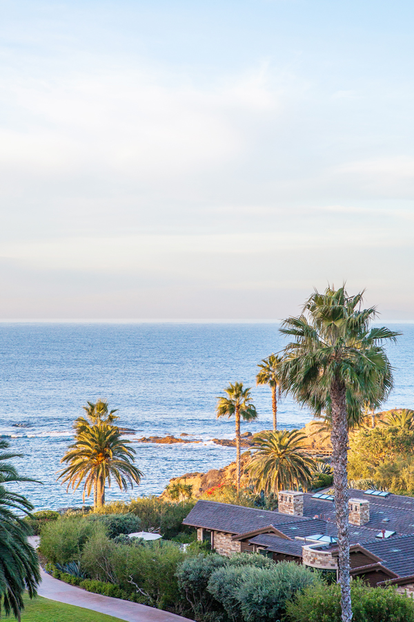 A Walk at Sunset at Laguna Beach 