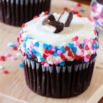 Cupcakes for Two: Valentine’s Day Peppermint Pattie Chocolate Cupcakes