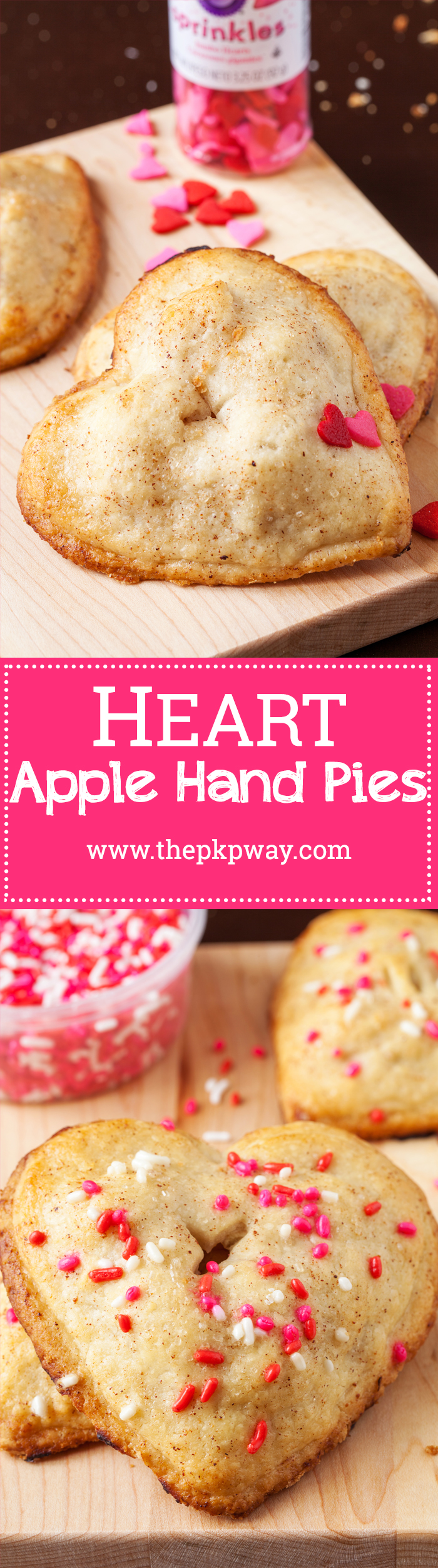These heart apple hand pies are completely irresistible with their utterly flaky crust and scrumptious cinnamon and apple filling.