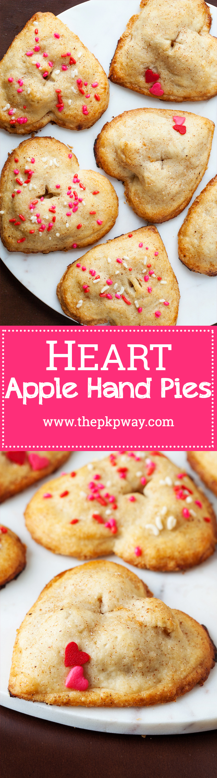 These heart apple hand pies are completely irresistible with their utterly flaky crust and scrumptious cinnamon and apple filling.