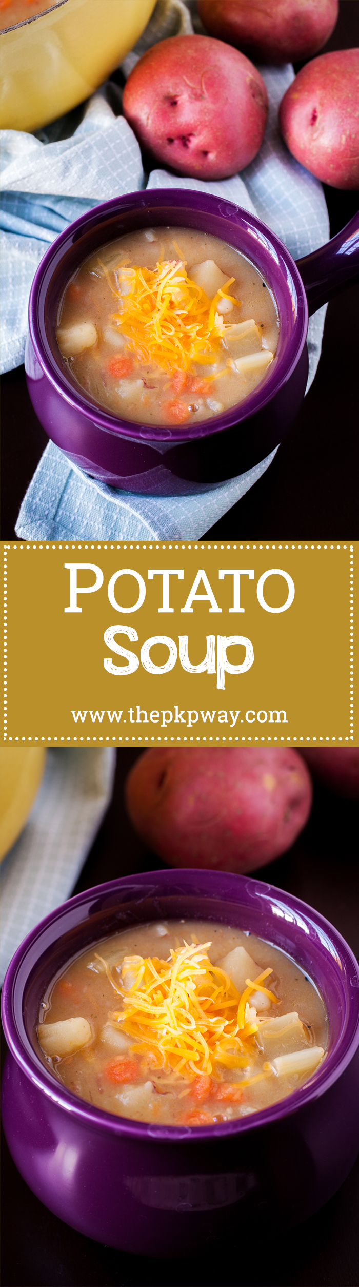 This potato soup will warm and nourish your insides!
