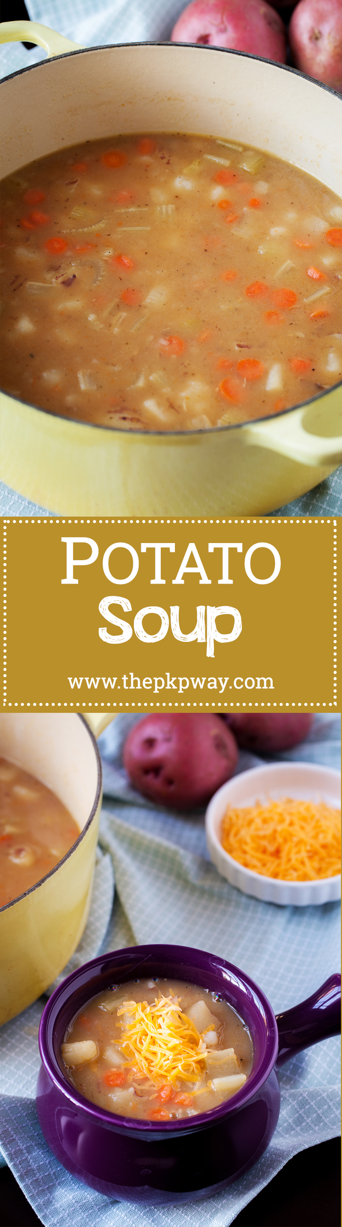 This potato soup will warm and nourish your insides!