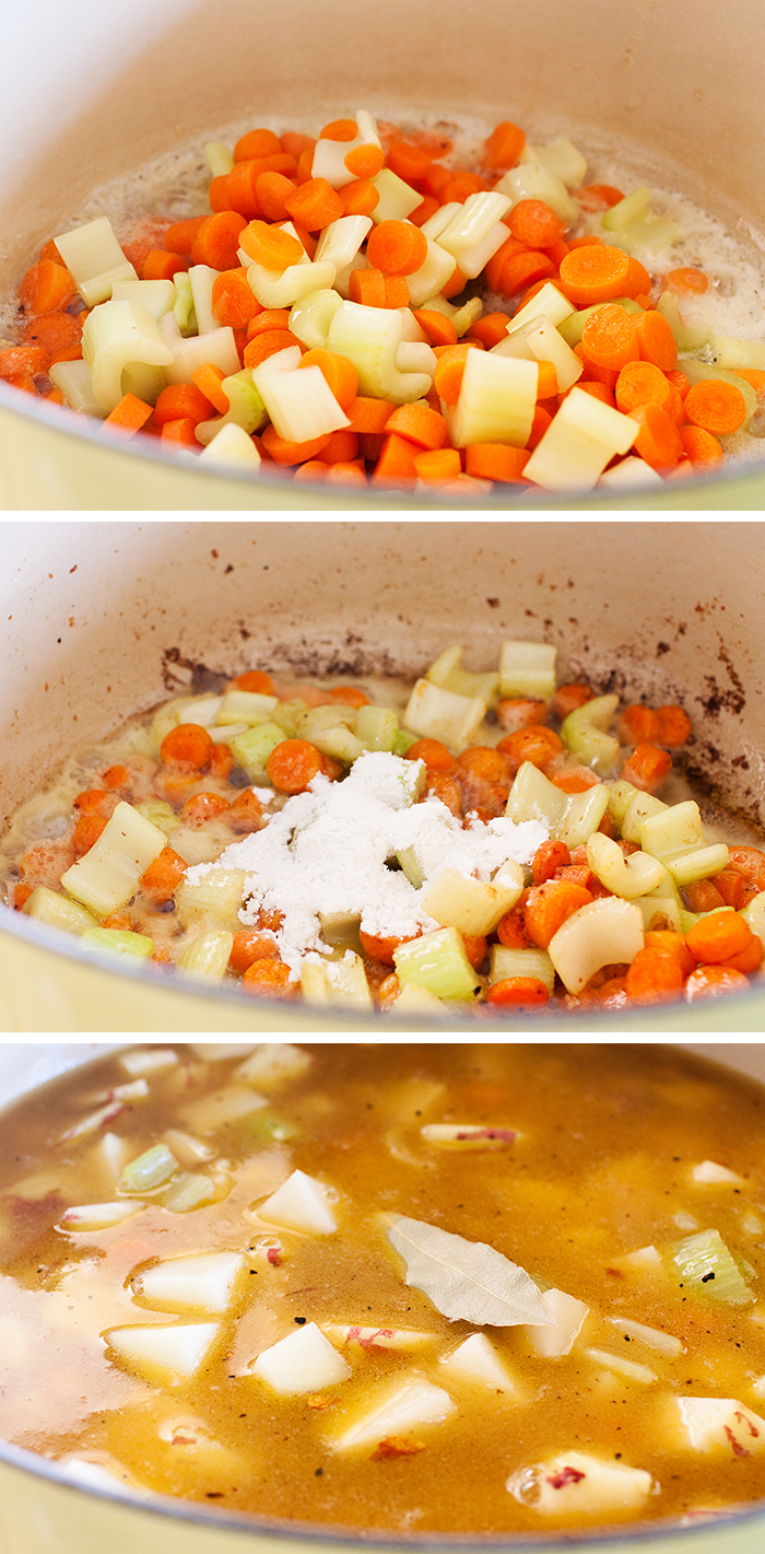 This potato soup will warm and nourish your insides! 