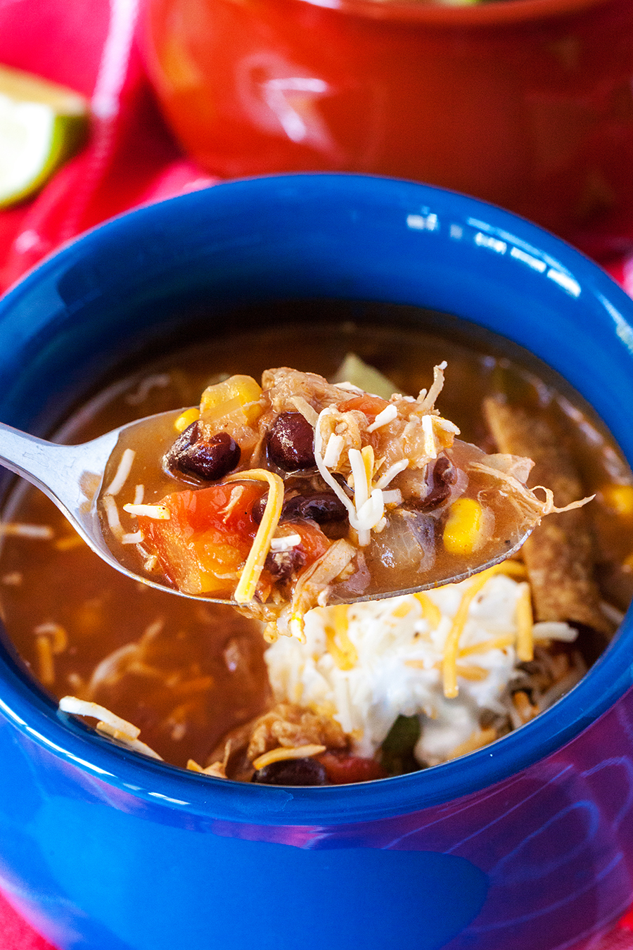 Chicken Tortilla Soup - One batch is not enough!