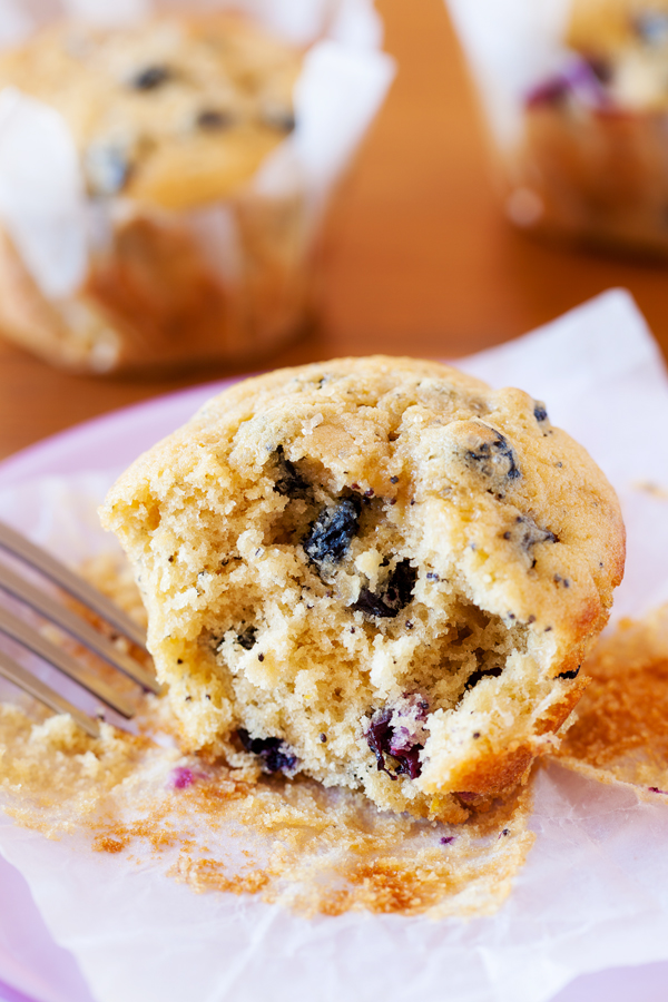 These blueberry lemon muffins are ultra moist, have a punch of lemon flavor, and pops of juicy blueberries in every bite. 