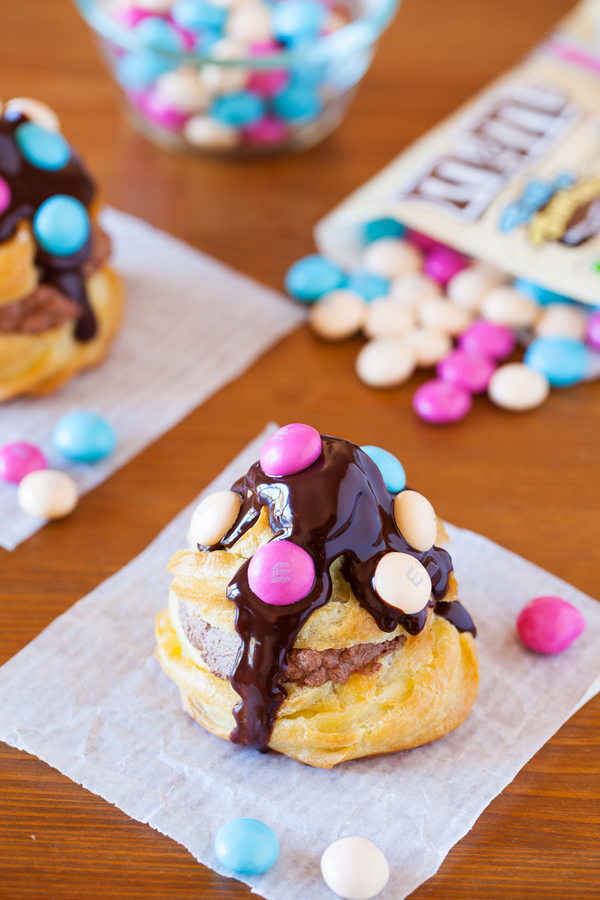Fun yet elegant French cream puffs to add a little flare to your Easter table.