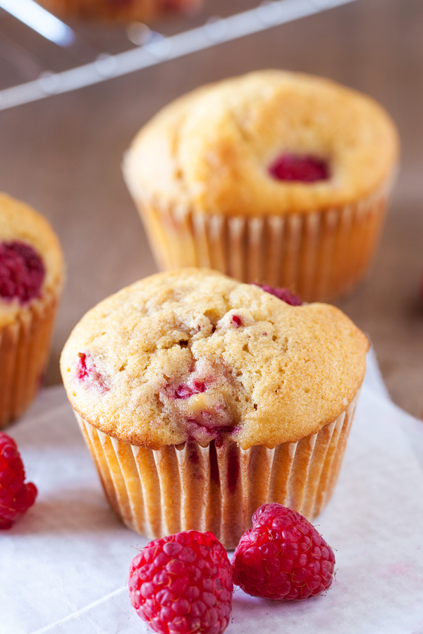 Game-changing raspberry muffins. These raspberry muffins have a special ingredient that amplifies the raspberry flavor and intensifies the sweet muffin aroma. 