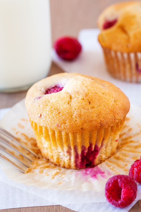 Game-changing raspberry muffins. These raspberry muffins have a special ingredient that amplifies the raspberry flavor and intensifies the sweet muffin aroma. 