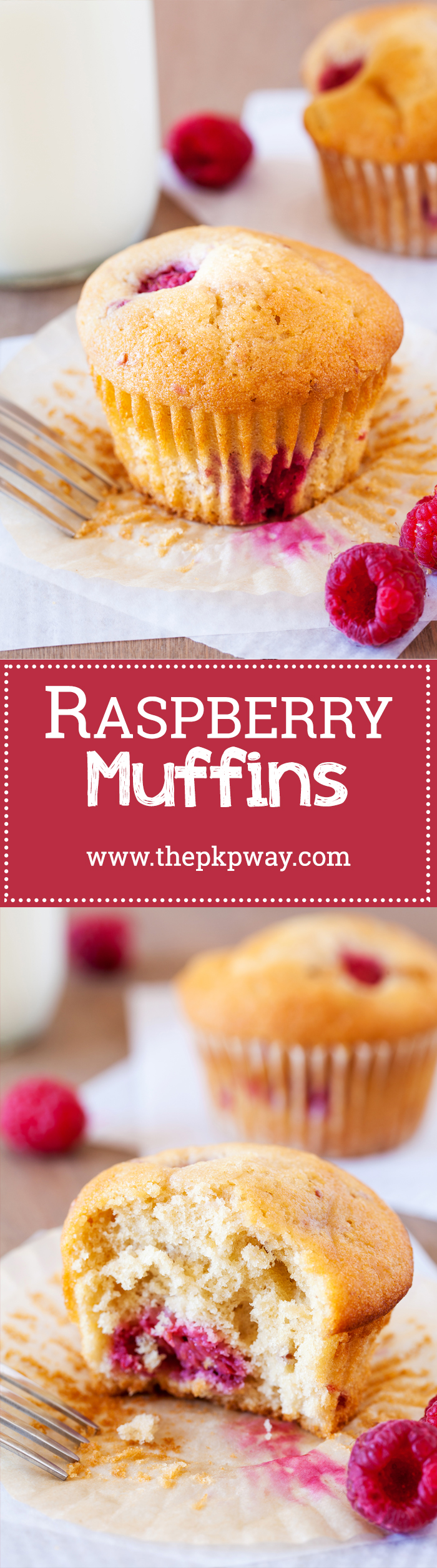 Game-changing raspberry muffins. These raspberry muffins have a special ingredient that amplifies the raspberry flavor and intensifies the sweet muffin aroma. 