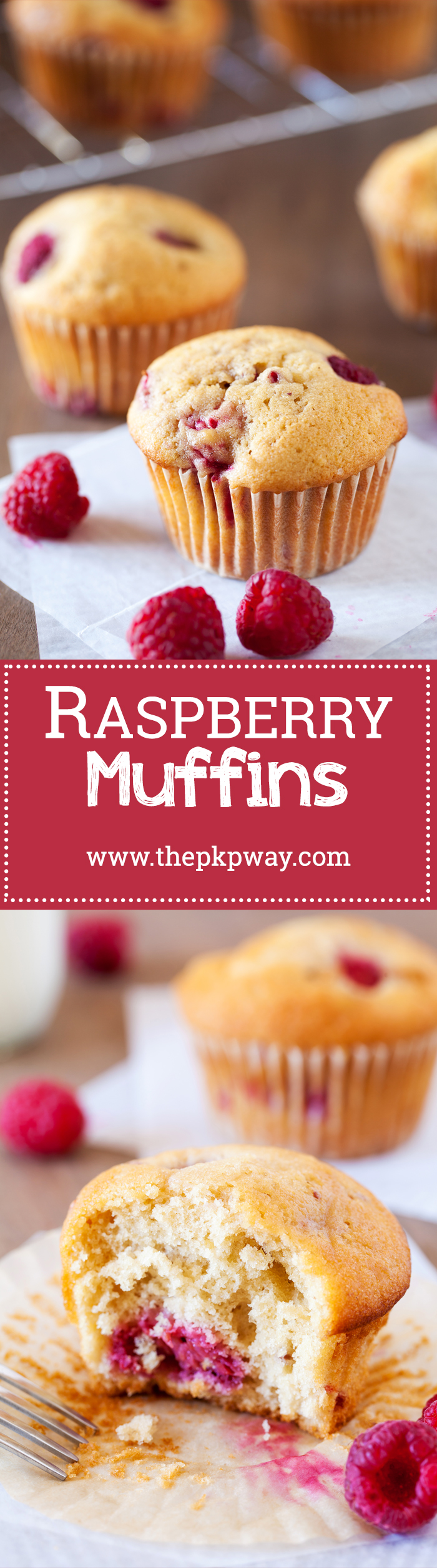 Game-changing raspberry muffins. These raspberry muffins have a special ingredient that amplifies the raspberry flavor and intensifies the sweet muffin aroma. 