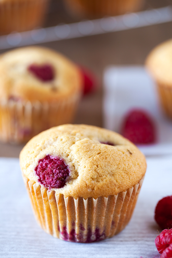 Game-changing raspberry muffins. These raspberry muffins have a special ingredient that amplifies the raspberry flavor and intensifies the sweet muffin aroma. 