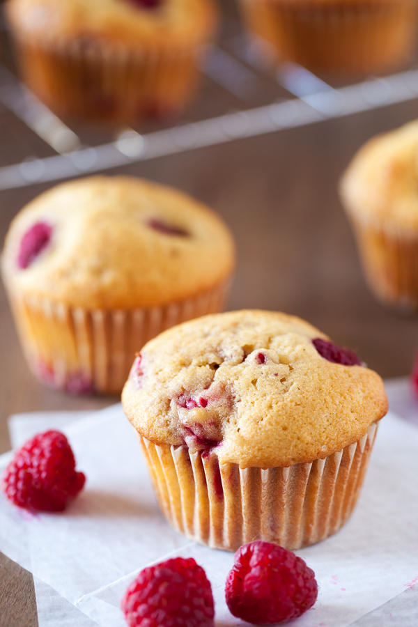 Game-changing raspberry muffins. These raspberry muffins have a special ingredient that amplifies the raspberry flavor and intensifies the sweet muffin aroma. 