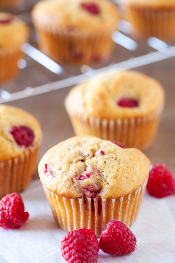 Game-changing raspberry muffins. These raspberry muffins have a special ingredient that amplifies the raspberry flavor and intensifies the sweet muffin aroma. 