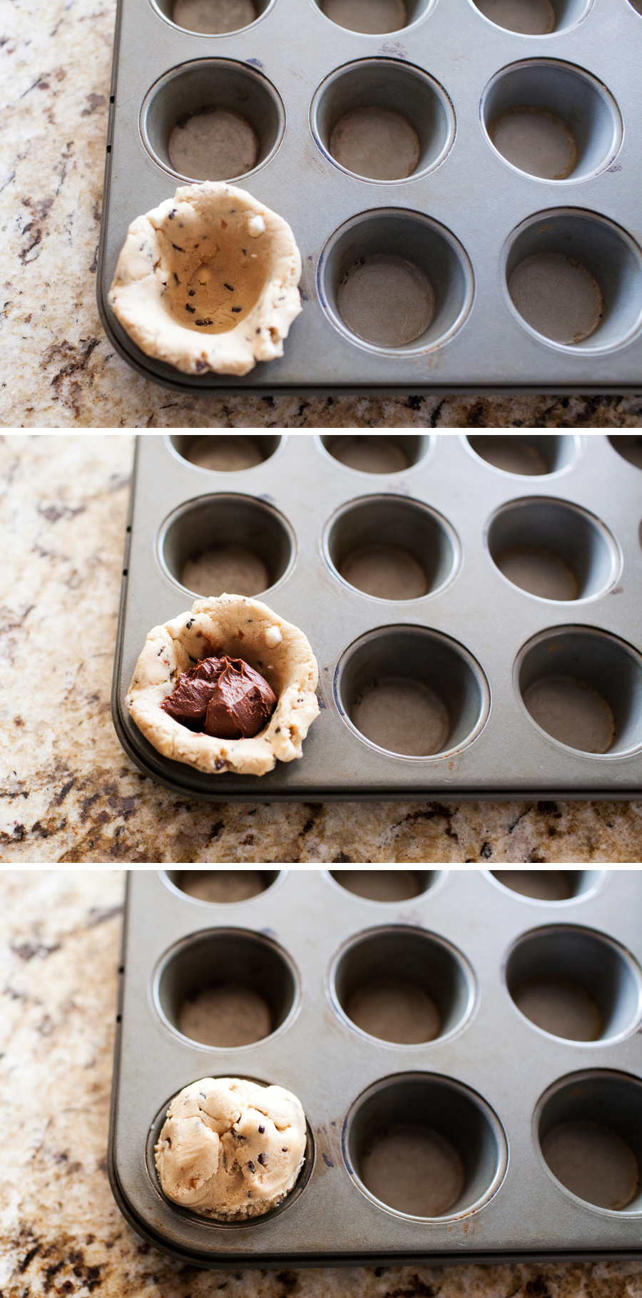 Rocky road reincarnated in cookie form. Full of marshmallows and walnuts, these rocky road cookies are soft, chewy, and gushing with rich ganache.