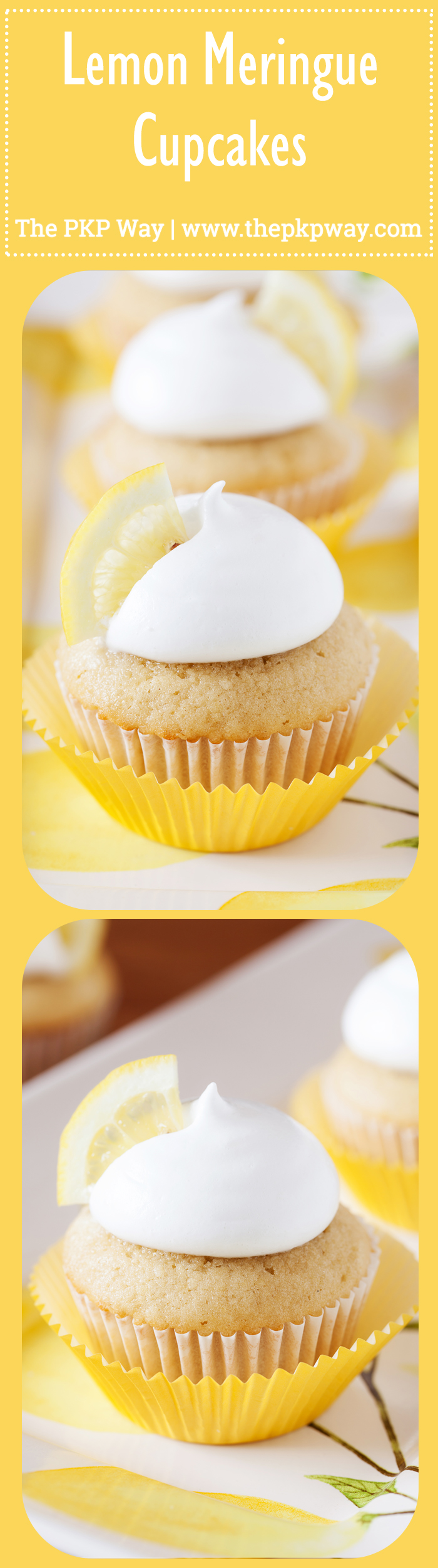 These Lemon Meringue Cupcakes are moist, have a tightly packed crumb, a punch of lemony flavor, and are topped with a light and fluffy lemon meringue icing. Perfect for celebrations and gatherings during these warmer months.