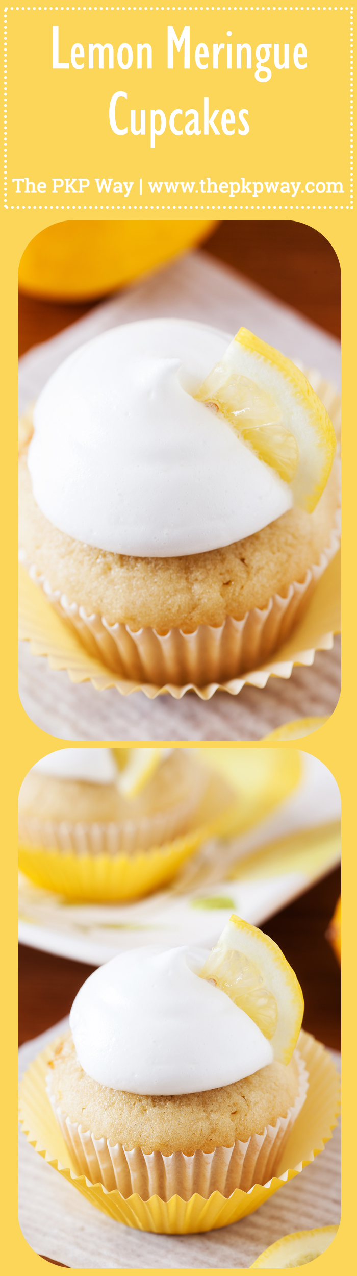 These Lemon Meringue Cupcakes are moist, have a tightly packed crumb, a punch of lemony flavor, and are topped with a light and fluffy lemon meringue icing. Perfect for celebrations and gatherings during these warmer months.