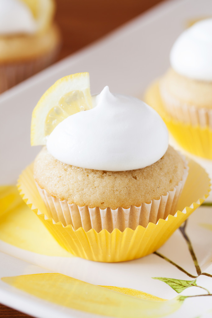 These Lemon Meringue Cupcakes are moist, have a tightly packed crumb, a punch of lemony flavor, and are topped with a light and fluffy lemon meringue icing. Perfect for celebrations and gatherings during these warmer months.