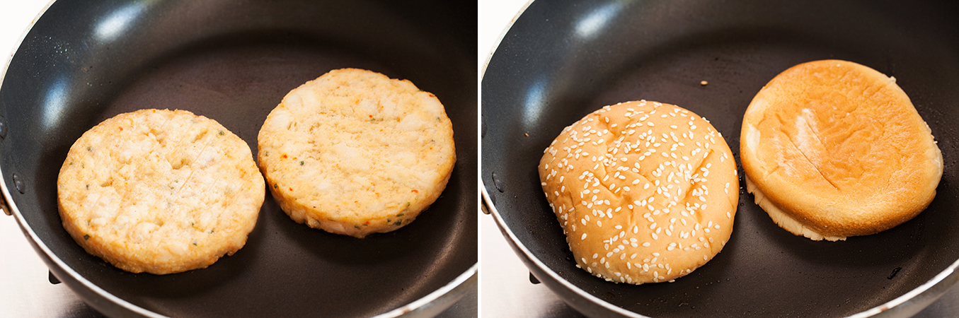 These Alaskan Pollock Burgers with Pineapple and Jalapeño Slaw are a healthy alternative to a regular burger yet just as delicious as an item on the menu of a gourmet burger restaurant.