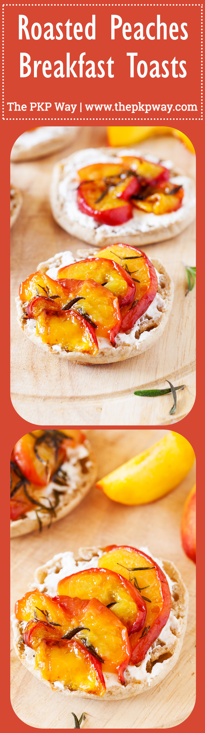 Learn how to achieve perfect peach slices for use in these Baked Peaches Breakfast Toasts and all of your favorite peach recipes.