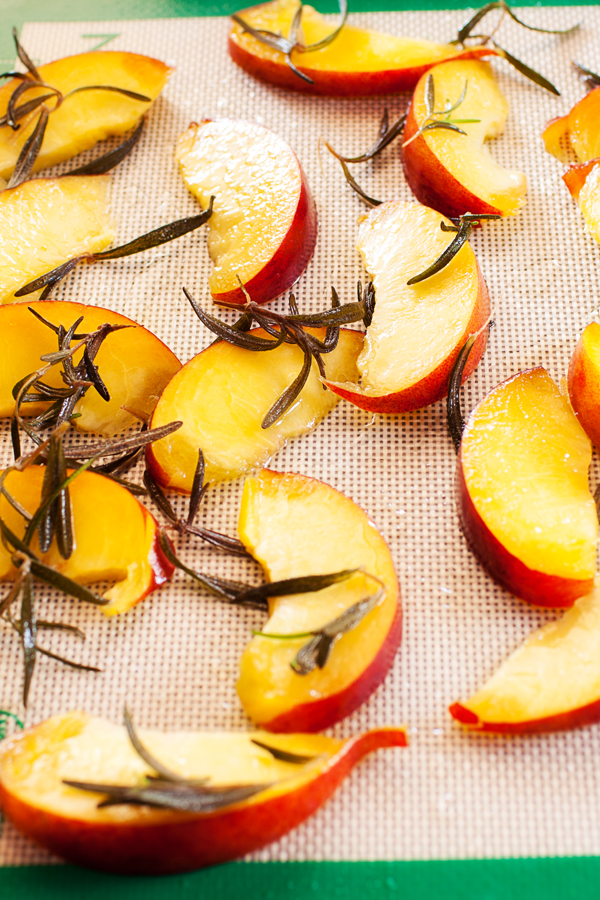 Learn how to achieve perfect peach slices for use in these Baked Peaches Breakfast Toasts and all of your favorite peach recipes.