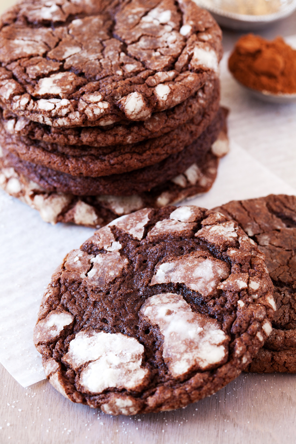 These Chocolate Cookies are soft and chewy and with just one Chocolate Cookie Dough, you can make three kinds of cookies!