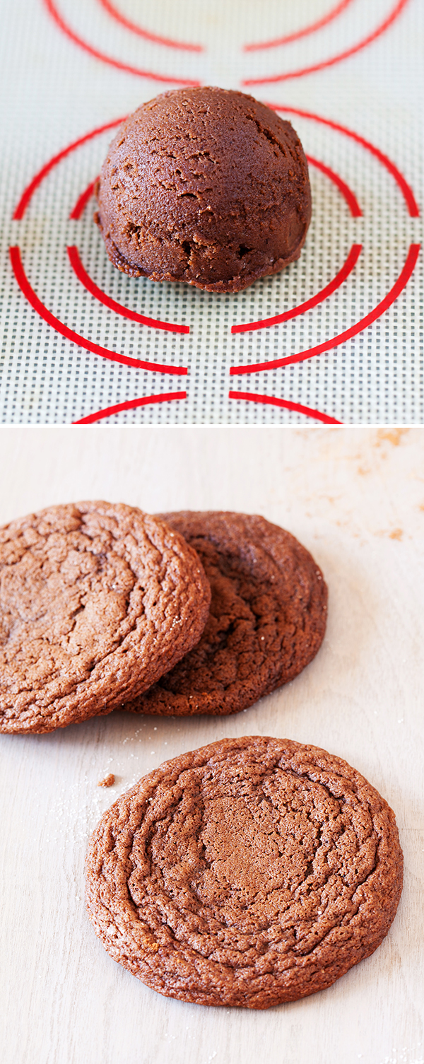 These Chocolate Cookies are soft and chewy and with just one Chocolate Cookie Dough, you can make three kinds of cookies!