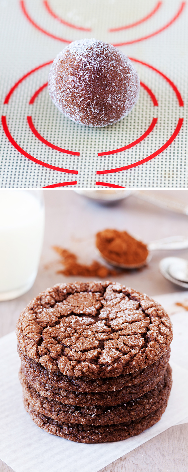 These Chocolate Cookies are soft and chewy and with just one Chocolate Cookie Dough, you can make three kinds of cookies!