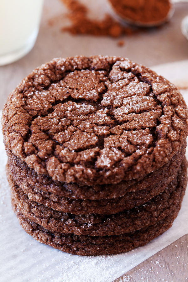 These Chocolate Cookies are soft and chewy and with just one Chocolate Cookie Dough, you can make three kinds of cookies!