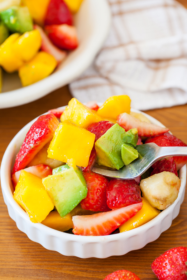 Just in time for summer, this Strawberry & Avocado Summer Fruit Salad is refreshing, nutritious, and tastes just like nature’s candy.