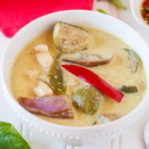 An authentic Thai Green Curry recipe, adapted from a Thai restaurant chef and modified for the home cook.