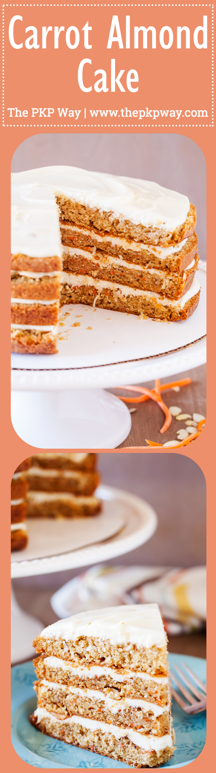 The addition of a secret ingredient makes this 4-Layer Moist Carrot Cake irresistible and addicting!