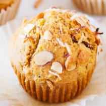 Don’t waste that extra sourdough starter. Use them to make these Coconut Almond Sourdough Starter Muffins!