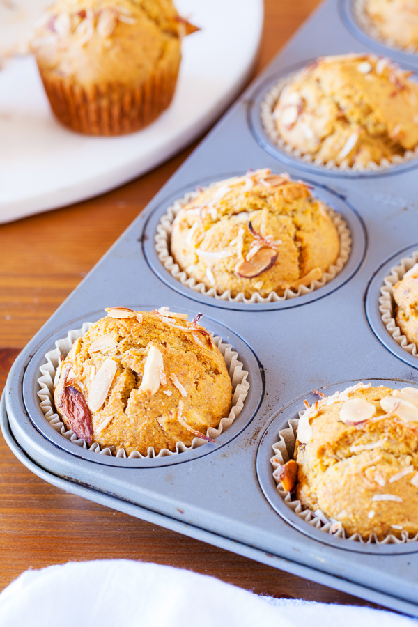 Don’t waste that extra sourdough starter. Use them to make these Coconut Almond Sourdough Starter Muffins!