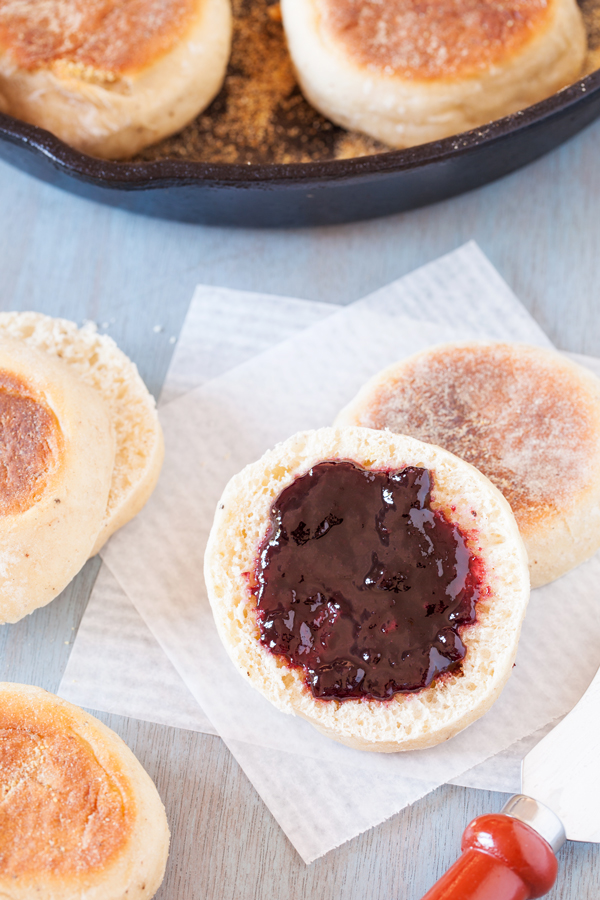 These Sourdough English Muffins are made using sourdough starter discard for the freshest and most divine English muffin you’ve ever had!