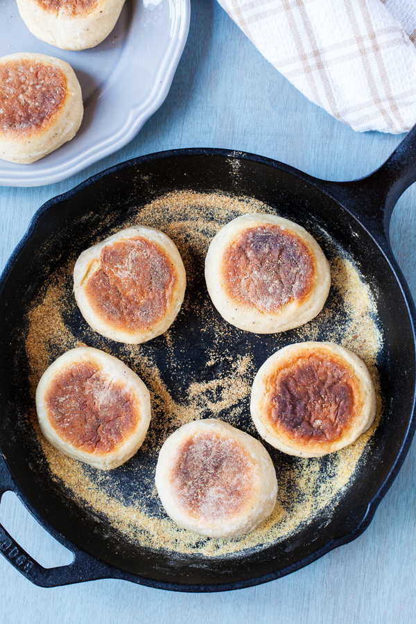 These Sourdough English Muffins are made using sourdough starter discard for the freshest and most divine English muffin you’ve ever had!